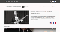 Desktop Screenshot of guillaumeestace.com
